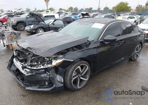 2021 Honda Accord Sport 2.0T z USA, uszkodzony, nr VIN 1HGCV2F30MA025056